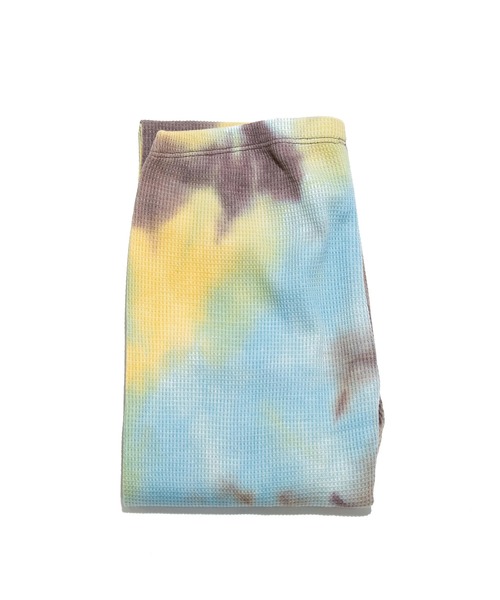 Healthknit(ヘルスニット)の「Healthknit/ヘルスニット LEGGINGS ワッフルタイダイ(レギンス/スパッツ・レディース・ブラウン/ライトブルー・MEDIUM/LARGE)」の4枚目の写真