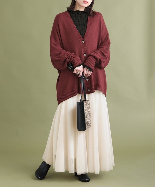 n'OrLABEL(ノアールレーベル)の「『ウェーブハイネックカットソー』(Tシャツ/カットソー・レディース・ライトグレー/ブラック/アイボリー/ダークブラウン・1/2)」の18枚目の写真