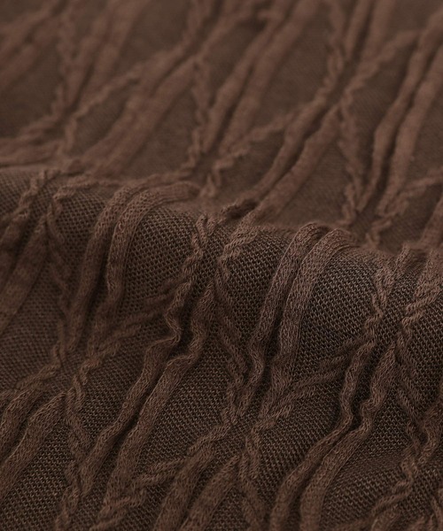 n'OrLABEL(ノアールレーベル)の「『ウェーブハイネックカットソー』(Tシャツ/カットソー・レディース・ライトグレー/ブラック/アイボリー/ダークブラウン・1/2)」の19枚目の写真