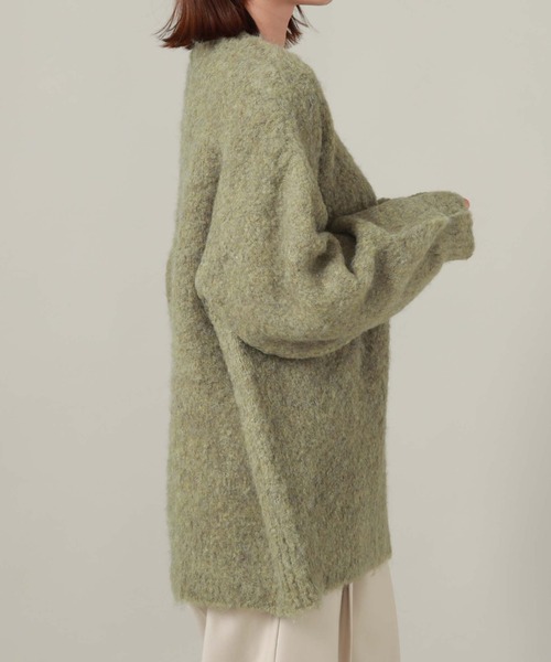 archives（アルシーヴ）の「MIXブークレミドルニット（ニット/セーター・レディース・グリーン/ピンク/オフホワイト/ブルー・MEDIUM）」の13枚目の写真