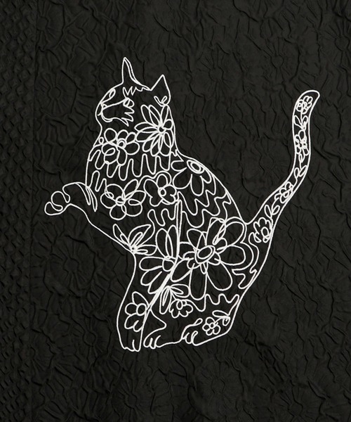 ScoLar（スカラー）の「132736：蝶刺繍エンボス花柄×チェック柄
