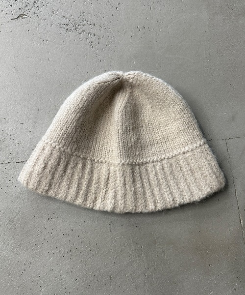 kutir（クティール）の「ニットバケハ（ハット・レディース・ブラック/ベージュ/ホワイト・FREE）」の5枚目の写真