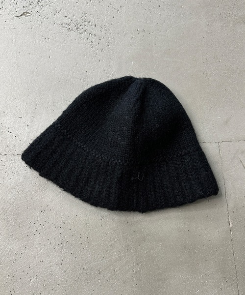 kutir（クティール）の「ニットバケハ（ハット・レディース・ブラック/ベージュ/ホワイト・FREE）」の7枚目の写真
