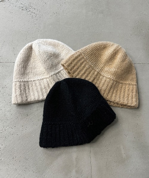 kutir（クティール）の「ニットバケハ（ハット・レディース・ブラック/ベージュ/ホワイト・FREE）」の10枚目の写真
