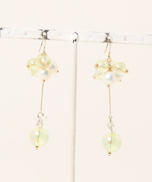 tone（トーン）の「【R】キラキラジューシーなバブルピアス(MA)（ピアス（両耳用）・レディース・グリーン系その他・FREE）」の8枚目の写真