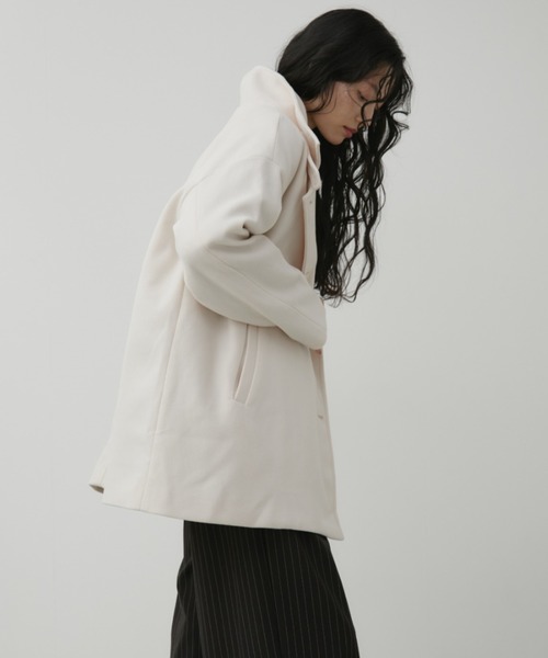 セール】スタンドカラー3WAYショートコート（その他アウター）｜Aunt