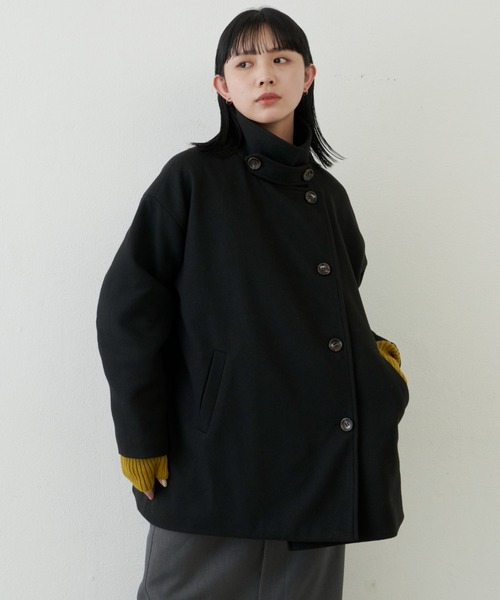 Aunt Marie's（アントマリーズ）の「スタンドカラー3WAYショートコート