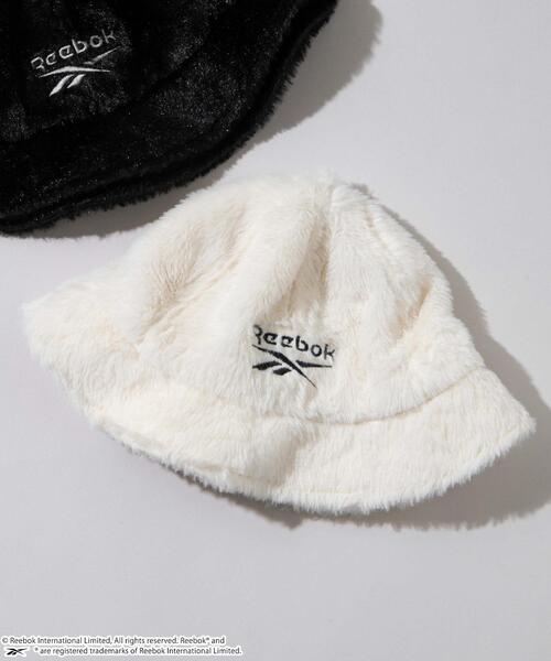 Reebok（リーボック）の「∴WEGO/別注Reebokファーメトロハット（ハット・レディース・ブラック/オフホワイト・FREE）」の2枚目の写真