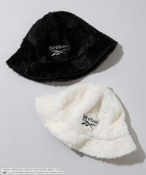 Reebok（リーボック）の「∴WEGO/別注Reebokファーメトロハット（ハット・レディース・ブラック/オフホワイト・FREE）」の3枚目の写真