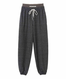 ★SCULPTOR★ Trunk Layered Sweat Pants Fuchsia SC23A479NMPK Fuchsia Set With Asymmetrical Draped Top And Wide Leg