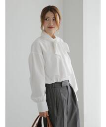 Te chichi | ビッグリボンブラウス（2way）(シャツ/ブラウス)