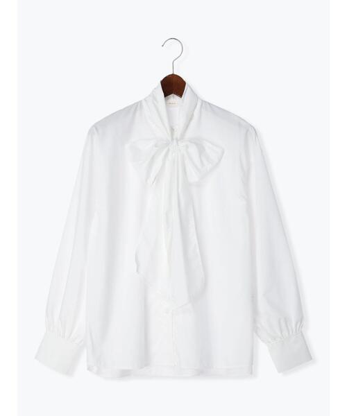 Te chichi（テチチ）の「ビッグリボンブラウス（2way）（シャツ/ブラウス・レディース・オフホワイト/ブルー/ブラウン・F）」の19枚目の写真