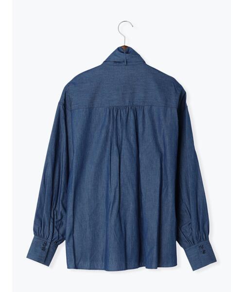 Te chichi（テチチ）の「ビッグリボンブラウス（2way）（シャツ/ブラウス・レディース・オフホワイト/ブルー/ブラウン・F）」の16枚目の写真