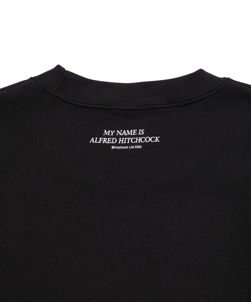 bonjour records(ボンジュールレコーズ)の「【Bonjour records/ボンジュールレコード】 Original hitchcock Smoke Sweat ヒッチコック「Smoke」クルーネックスウェット(スウェット・メンズ・グレー/ブラック・XL/M/L/S)」の4枚目の写真