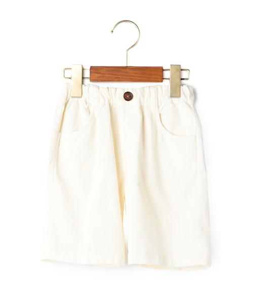 green label relaxing(グリーンレーベルリラクシング)の「サマーコールパンツ 5分丈 ◆(その他パンツ・キッズ・オフホワイト/ネイビー・105/95/135/125/115)」の2枚目の写真