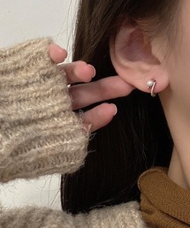 YU-KA:レトロパールフープピアス