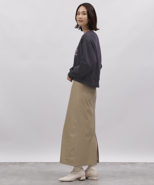 LAKOLE（ラコレ）の「エコレザーナロースカート / 989447（スカート・レディース・ブラック/グレイッシュベージュ・SMALL/MEDIUM）」の9枚目の写真