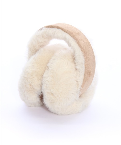 clear（クリア）の「スエードイヤーマフラー（イヤーマフ・レディース・ブラック/ベージュ・F）」の5枚目の写真