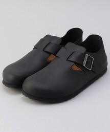 【未使用級】ビルケンシュトック　ロンドン サンダル　ブラック　スムース　黒　42 未使用級】ビルケンシュトック ロンドン サンダル ブラック