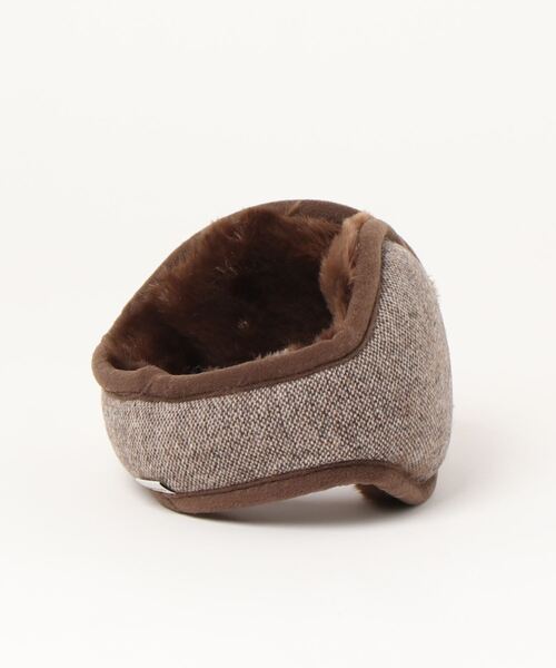 OVERRIDE(オーバーライド)の「OVERRIDE JP TWEED EARMUFFS / オーバーライド(イヤーマフ・メンズ・ブラック/グレー/ブラウン・FREE)」の4枚目の写真