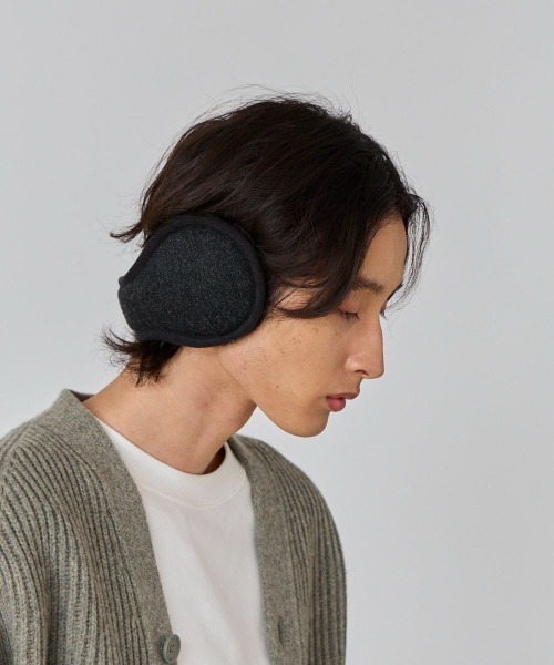 OVERRIDE(オーバーライド)の「OVERRIDE JP TWEED EARMUFFS / オーバーライド(イヤーマフ・メンズ・ブラック/グレー/ブラウン・FREE)」の6枚目の写真