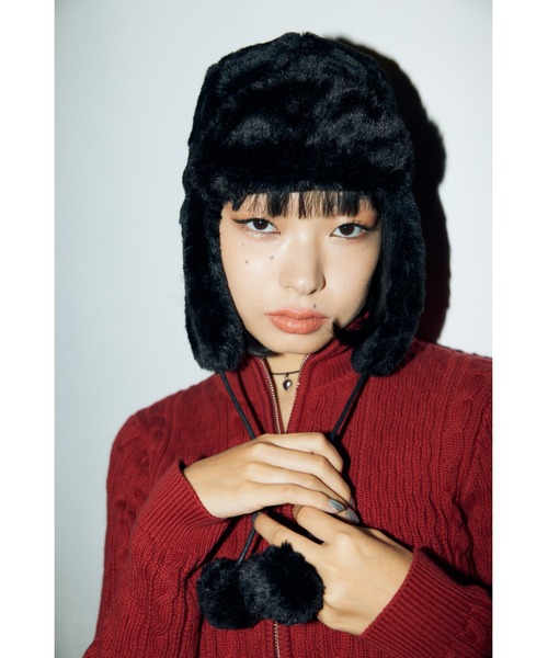 LAGUA GEM(ラグアジェム)の「CABLE COMPACT ZIP トップス(ニット/セーター・レディース・レッド/グレー/ブルー・FREE)」の19枚目の写真