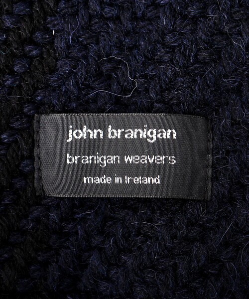 John branigan(ジョンブラニガン)の「【John Branigan/ジョン・ブラニガン】別注ニットクロスマフラー24(マフラー・メンズ・ブルー系その他/グリーン系その他/ホワイト系その他/ブラック系その他/ネイビー・FREE)」の9枚目の写真