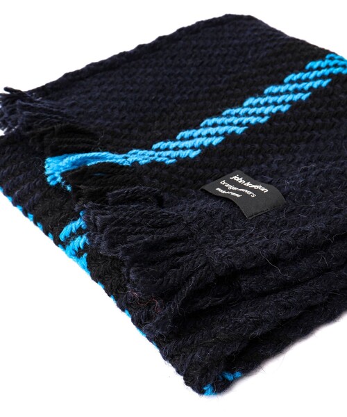 John branigan(ジョンブラニガン)の「【John Branigan/ジョン・ブラニガン】別注ニットクロスマフラー24(マフラー・メンズ・ブルー系その他/グリーン系その他/ホワイト系その他/ブラック系その他/ネイビー・FREE)」の14枚目の写真
