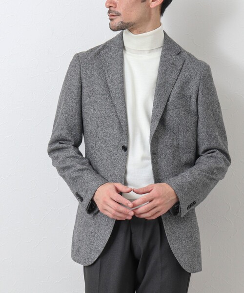 NOLLEY'S goodman（ノーリーズグッドマン）の「《ビジカジ対応》アンチピリング タートルネックニット（ニット/セーター・メンズ・ブルー/ダークネイビー/ホワイト/グレー・L/M）」の15枚目の写真