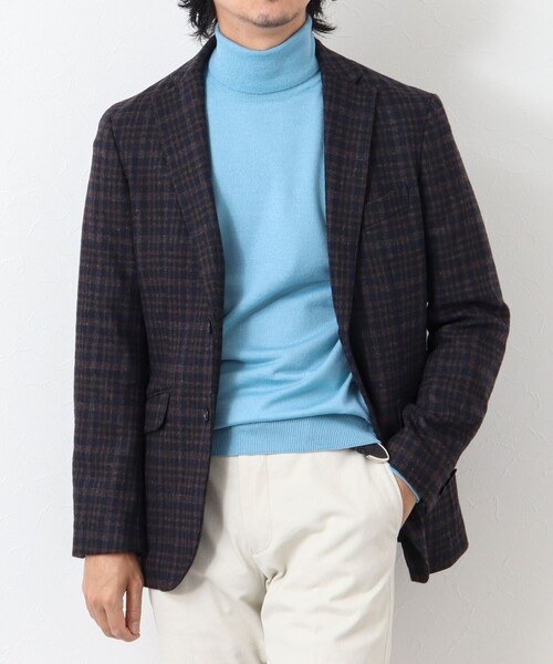 NOLLEY'S goodman（ノーリーズグッドマン）の「《ビジカジ対応》アンチピリング タートルネックニット（ニット/セーター・メンズ・ブルー/ダークネイビー/ホワイト/グレー・L/M）」の19枚目の写真