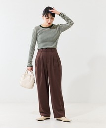 FREAK'S STORE（フリークスストア）の「ストレッチ ツータックワイドパンツ（スラックス）」