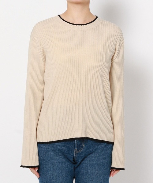 LOWRYS FARM（ローリーズファーム）の「ハイショクハイネックプルオーバーＬＳ　994274（ニット/セーター・レディース・ブルー/ホワイト/その他・FREE）」の16枚目の写真