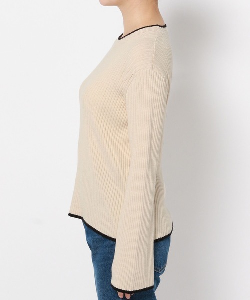 LOWRYS FARM（ローリーズファーム）の「ハイショクハイネックプルオーバーＬＳ　994274（ニット/セーター・レディース・ブルー/ホワイト/その他・FREE）」の17枚目の写真