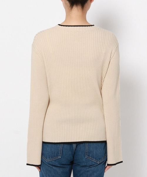 LOWRYS FARM（ローリーズファーム）の「ハイショクハイネックプルオーバーＬＳ　994274（ニット/セーター・レディース・ブルー/ホワイト/その他・FREE）」の18枚目の写真