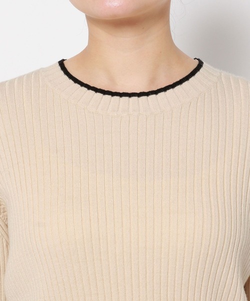 LOWRYS FARM（ローリーズファーム）の「ハイショクハイネックプルオーバーＬＳ　994274（ニット/セーター・レディース・ブルー/ホワイト/その他・FREE）」の19枚目の写真