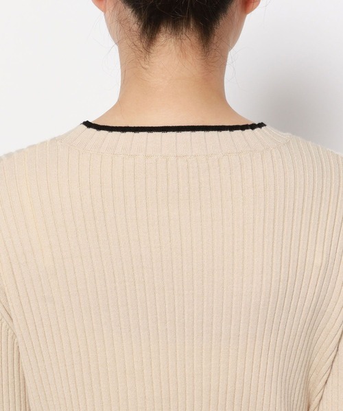 LOWRYS FARM（ローリーズファーム）の「ハイショクハイネックプルオーバーＬＳ　994274（ニット/セーター・レディース・ブルー/ホワイト/その他・FREE）」の22枚目の写真