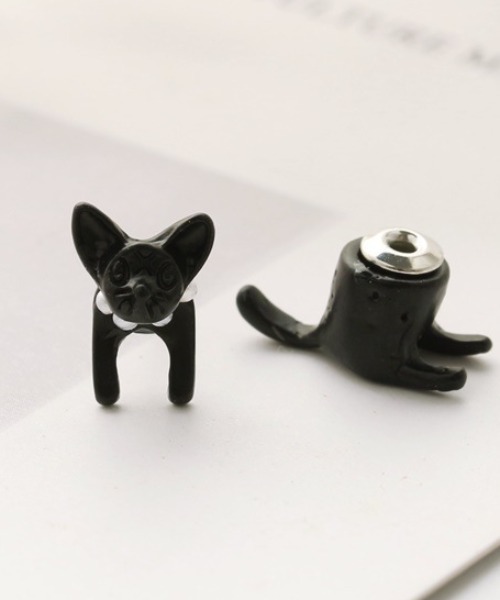 Coo+i（クーイ）の「【片耳用】3D黒猫ピアス（ピアス（片耳用）・レディース・ブラック・FREE）」の6枚目の写真