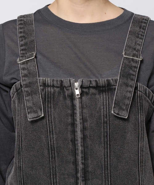 LEPSIM(レプシィム)の「デニムビスチェ 987186(ベスト・レディース・ブラック系その他/インディゴブルー・FREE)」の9枚目の写真