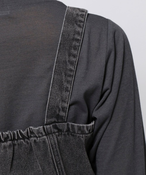 LEPSIM(レプシィム)の「デニムビスチェ 987186(ベスト・レディース・ブラック系その他/インディゴブルー・FREE)」の12枚目の写真