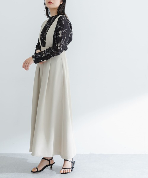 URBAN RESEARCH ROSSO WOMEN（アーバンリサーチ　ロッソ）の「マルチWAYハイウエストフレアスカート（スカート・レディース・ブラック/ライトベージュ・36/38）」の19枚目の写真