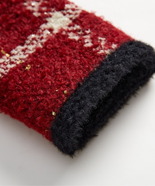 LA POMME petit(ラポミ・プチ)の「No Button Red Motif Set Up.(セットアップ・レディース・レッド/ブラック/ホワイト・SMALL/MEDIUM/LARGE)」の8枚目の写真