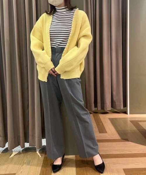 ELENCARE DUE(エレンカーレデュエ)の「・ELENCARE DUEパールトッパーカーディガン(カーディガン/ボレロ・レディース・グレー/イエロー/アイボリー/ブラック・FREE)」の19枚目の写真