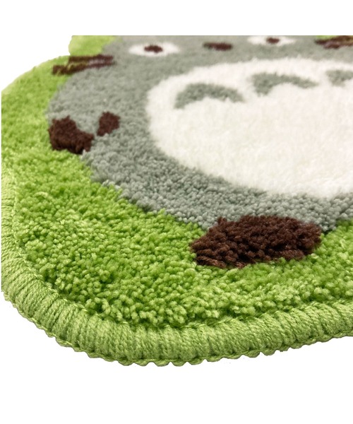 スタジオジブリ（スタジオジブリ）の「GHIBLI / ジブリ となりのトトロ ネコバス 停車 アクセントマット 玄関マット accentmat CNI（ラグ/マット・レディース・グリーン/ブラウン・FREE）」の3枚目の写真