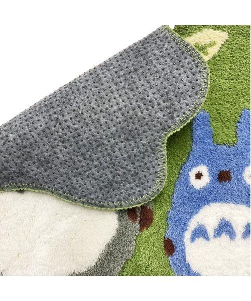 スタジオジブリ（スタジオジブリ）の「GHIBLI / ジブリ となりのトトロ ネコバス 停車 アクセントマット 玄関マット accentmat CNI（ラグ/マット・レディース・グリーン/ブラウン・FREE）」の5枚目の写真