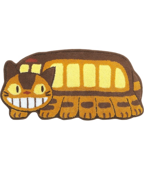 スタジオジブリ（スタジオジブリ）の「GHIBLI / ジブリ となりのトトロ ネコバス 停車 アクセントマット 玄関マット accentmat CNI（ラグ/マット・レディース・グリーン/ブラウン・FREE）」の9枚目の写真