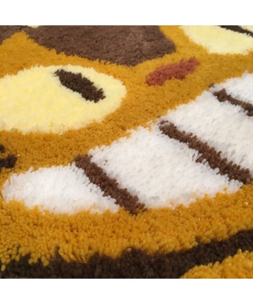 スタジオジブリ（スタジオジブリ）の「GHIBLI / ジブリ となりのトトロ ネコバス 停車 アクセントマット 玄関マット accentmat CNI（ラグ/マット・レディース・グリーン/ブラウン・FREE）」の6枚目の写真