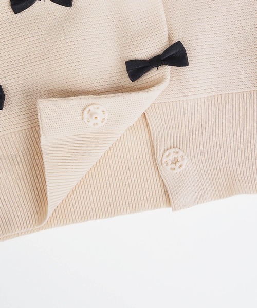 tiptop（ティップトップ）の「アソートモチーフショートカーディガン（カーディガン/ボレロ・レディース・ベージュ/ホワイト系その他/アイボリー/ブラック/チャコールグレー/ブラック系その他・FREE）」の18枚目の写真