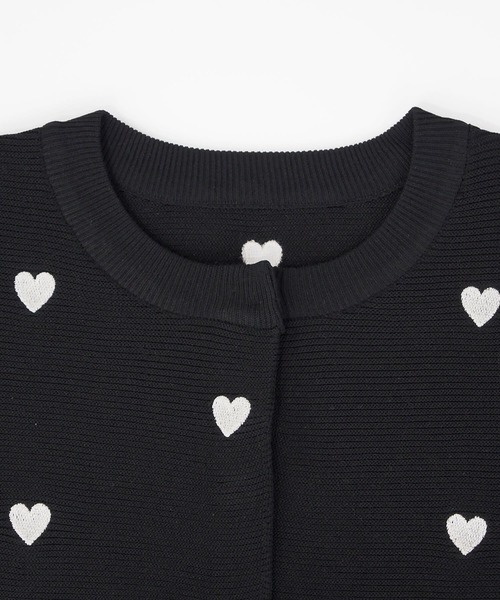 tiptop（ティップトップ）の「アソートモチーフショートカーディガン（カーディガン/ボレロ・レディース・ベージュ/ホワイト系その他/アイボリー/ブラック/チャコールグレー/ブラック系その他・FREE）」の8枚目の写真