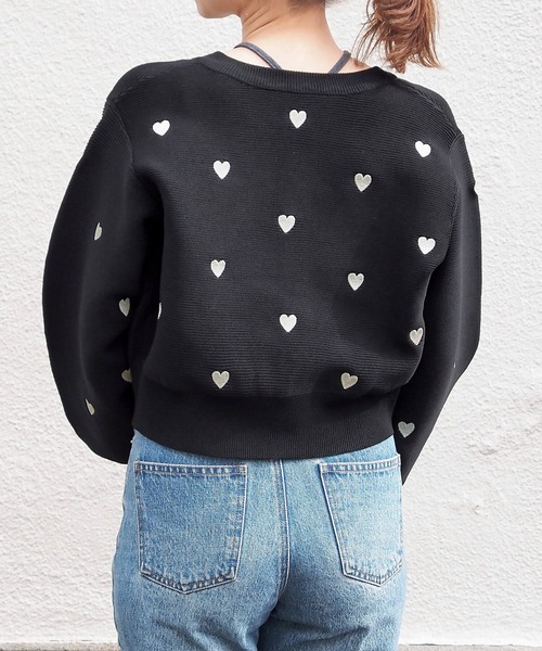 tiptop（ティップトップ）の「アソートモチーフショートカーディガン（カーディガン/ボレロ・レディース・ベージュ/ホワイト系その他/アイボリー/ブラック/チャコールグレー/ブラック系その他・FREE）」の12枚目の写真