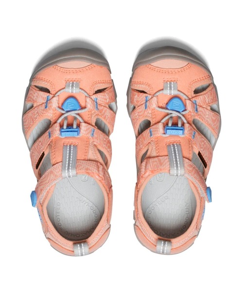 KEEN（キーン）の「KEEN/キーン キッズ サンダル アウトドアシューズ SEACAMP II CNX シーキャンプ 1028849（サンダル・キッズ・ピンク系その他・18.5cm/18.0cm/17.0cm/19.5cm/15.0cm/16.0cm）」の6枚目の写真